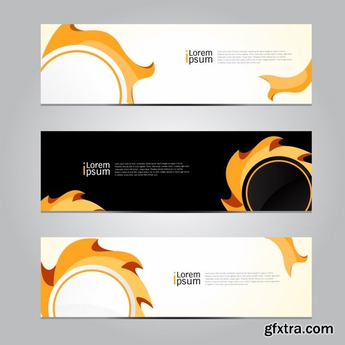 Vector a background picture e-mail banner emblem logo 25 EPS