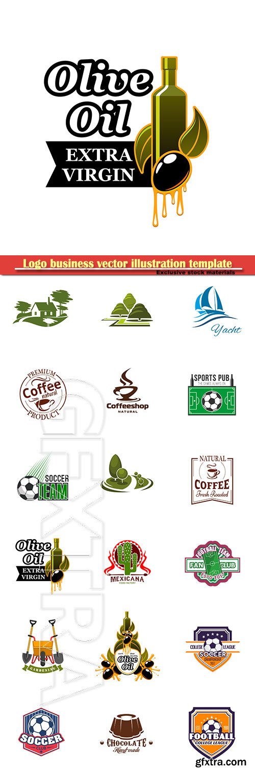 Logo business vector illustration template # 75