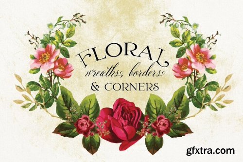 Mega Bundle of Gorgeous Flower Graphics