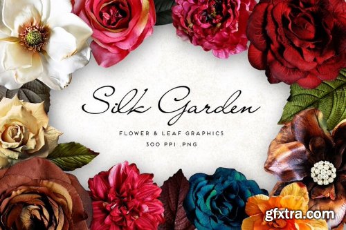 Mega Bundle of Gorgeous Flower Graphics