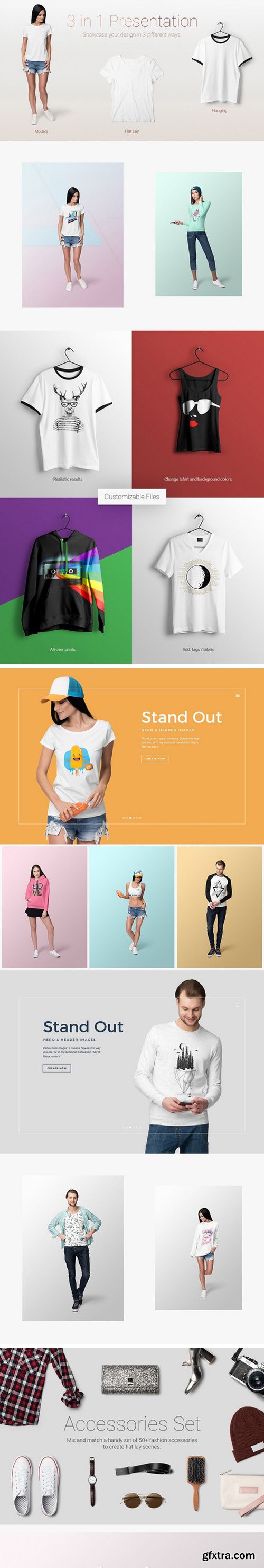 Download Cm Ultimate Apparel Mockup Collection 1575498 Gfxtra PSD Mockup Templates