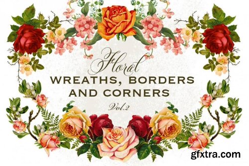 Mega Bundle of Gorgeous Flower Graphics