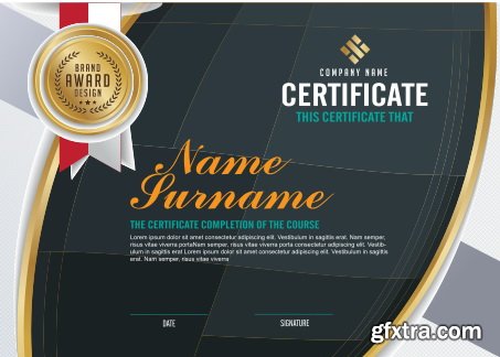 Vectors - Certificate Templates 54