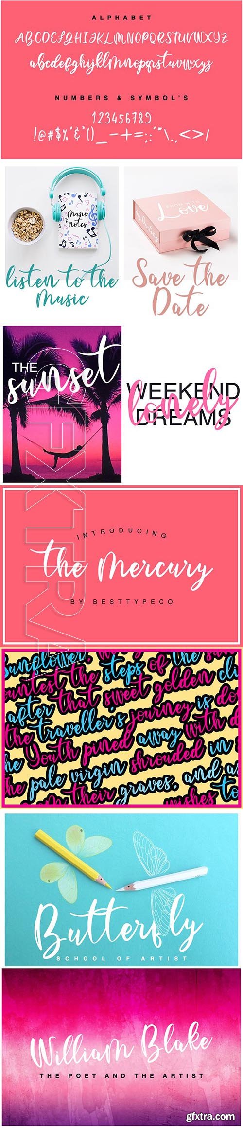 CreativeMarket - The Mercury Fonts 1968201