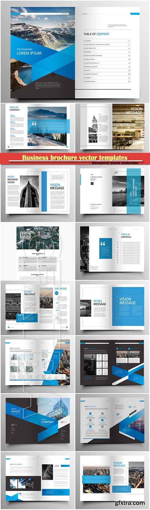 Business brochure vector templates, magazine cover, business mockup, education, presentation, report # 69