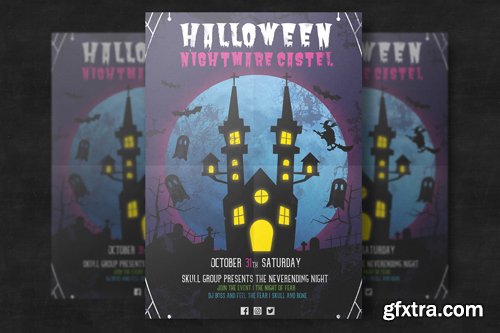 Halloween Party Flyer 2