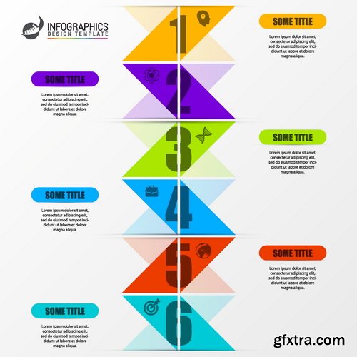 Vectors - Arrows Infographics Backgrounds 48