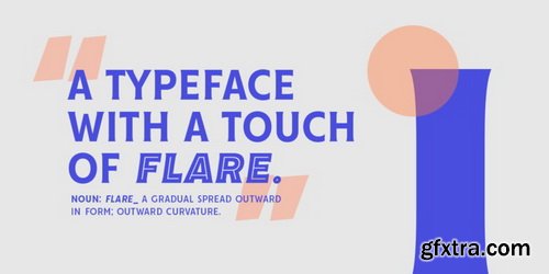 Cenzo Flare Font Family (RETAIL)