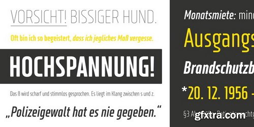 XXII Neue Norm Rounded Condensed Font Family (RETAIL)