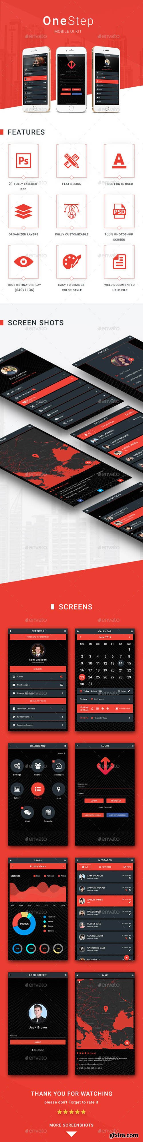 GR - OneStep - Mobile UI KIT 20702807