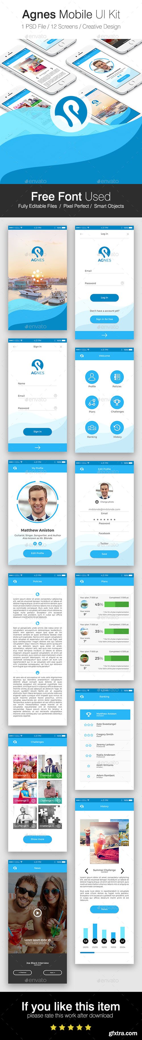 GR - Agnes Mobile Ui Kit 20800334