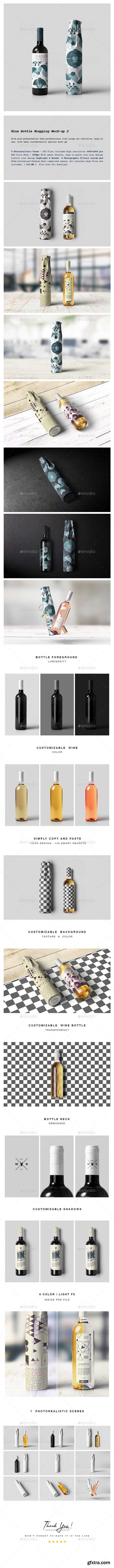 GR - Wine Bottle Wrapping Mock-up 2 20824978