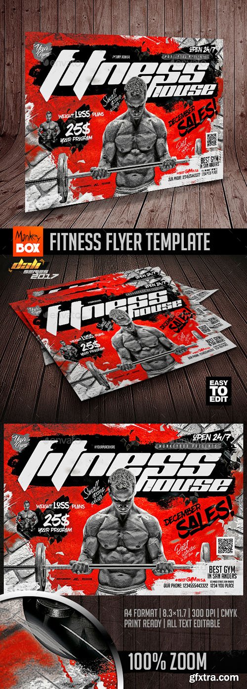 GR - Fitness Flyer Template 20831184