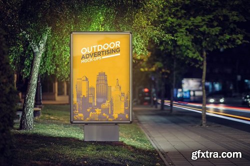 CreativeMarket Outdoor Advertising Mock-Up Vol.2 1981708