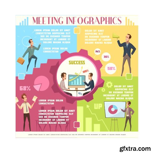 Vectors - Infographics with People 64