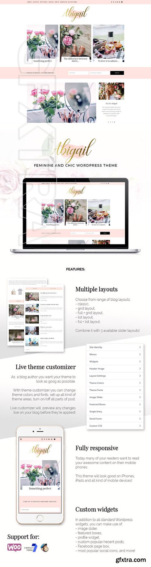 CreativeMarket - Beauty WordPress Theme - Abigail 1967738