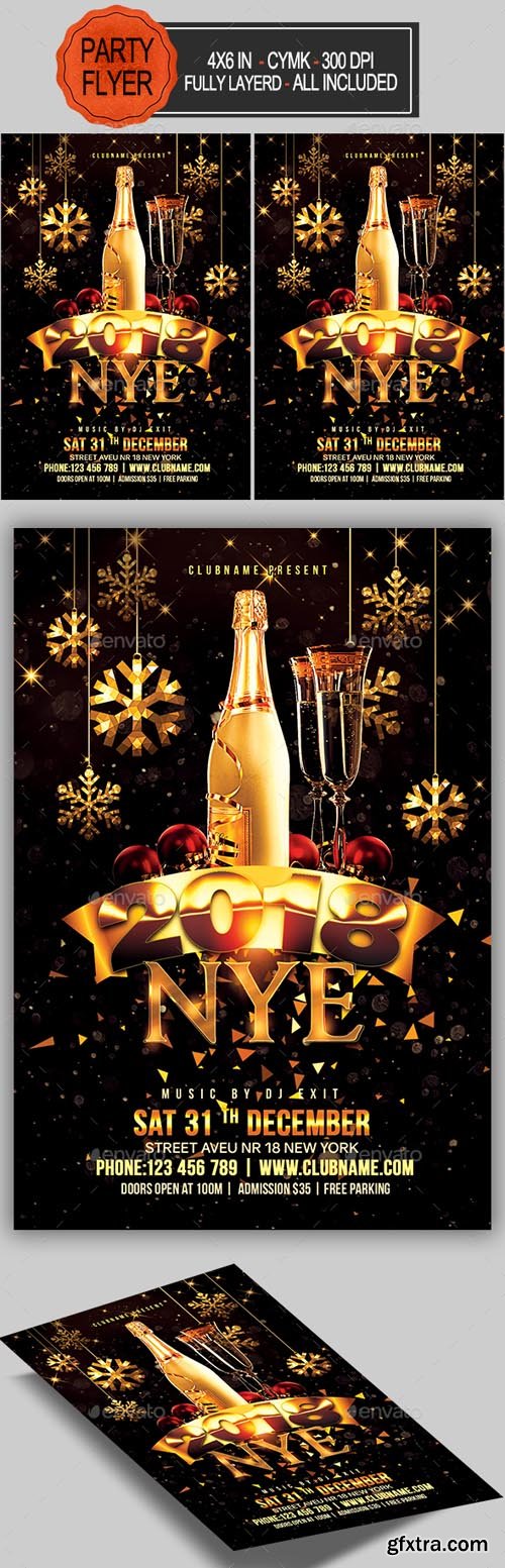 GR - New Year Party Flyer 20831356