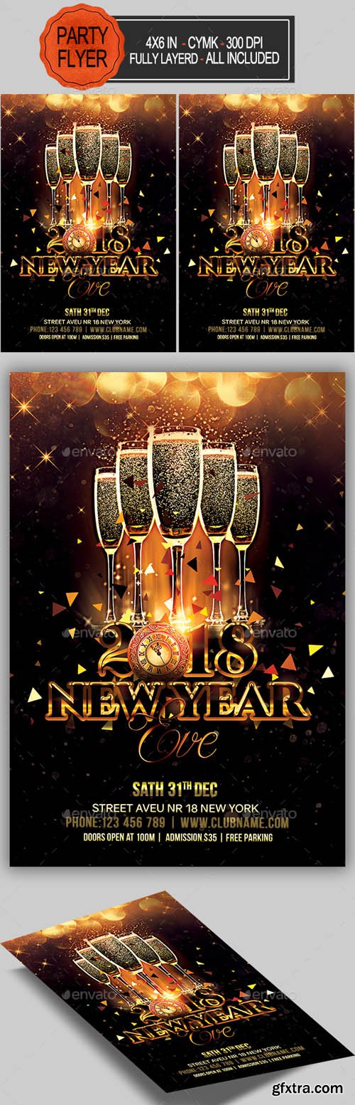 GR - New Year Party Flyer 20831383