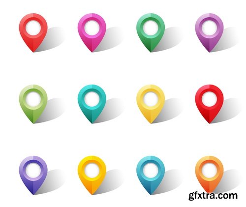 Vectors - Shiny Maps Pointers 12