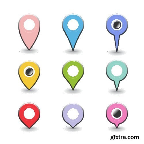 Vectors - Shiny Maps Pointers 12