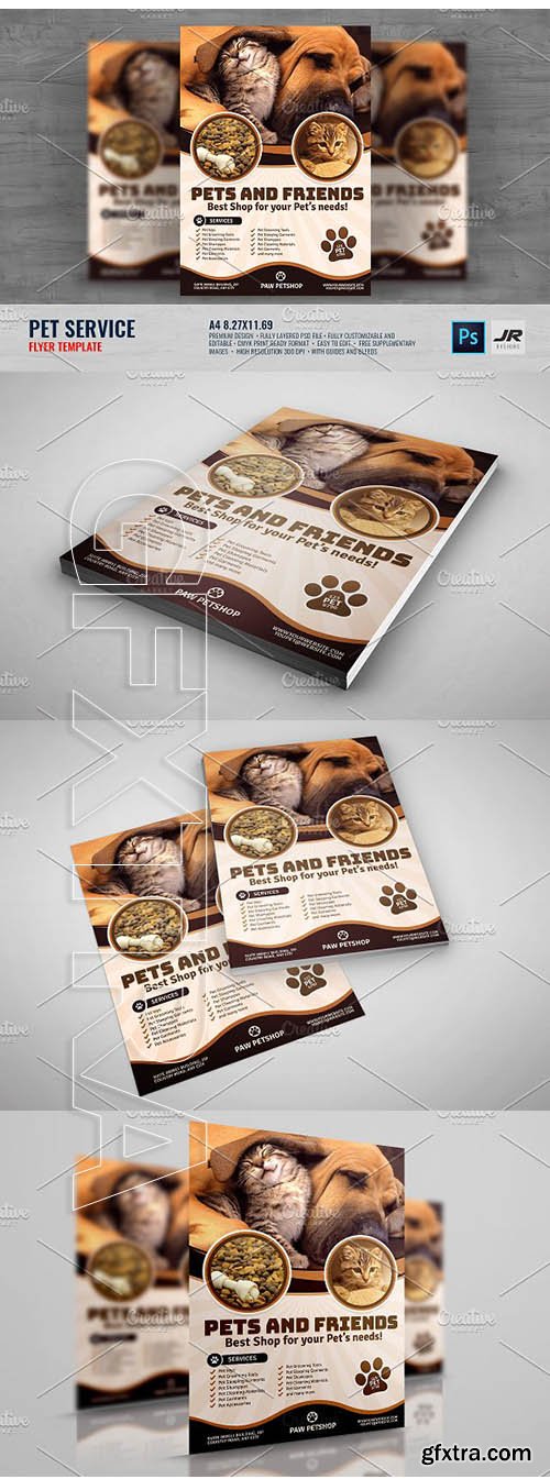 CreativeMarket - Pet Store Supplies Flyer 1968529