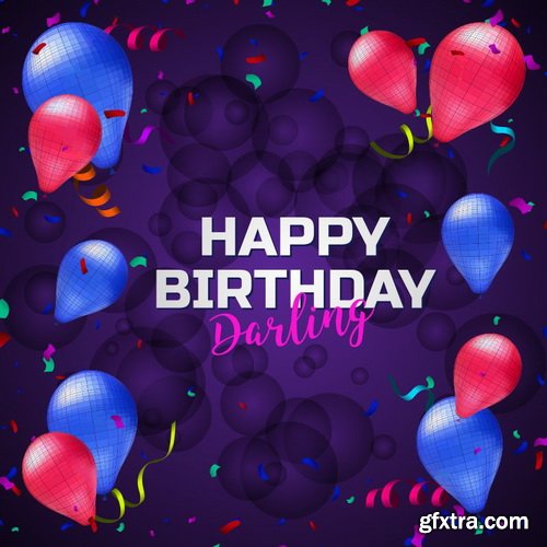 Vectors - Birthday Backgrounds 31