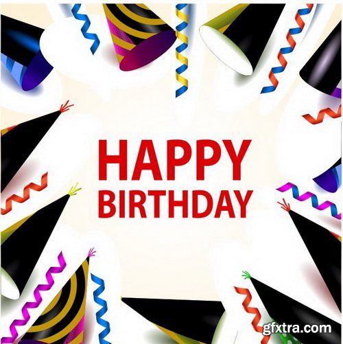 Vectors - Birthday Backgrounds 31