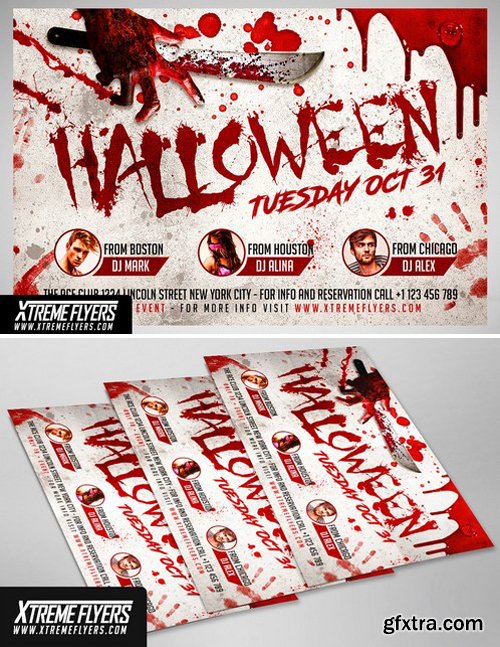 CM - Halloween Flyer Template 1826095