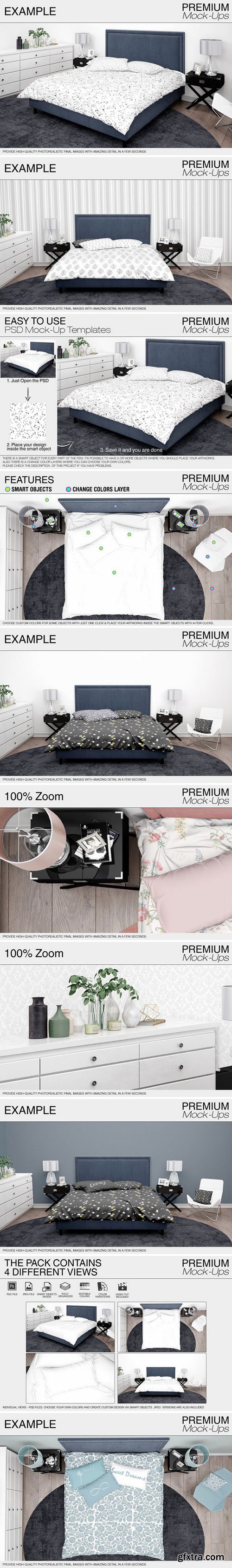 CM - Bedding Mockup Set 1828045