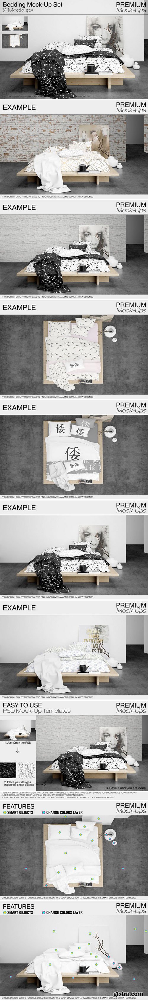 CM - Bedding Mockup Set 1829922