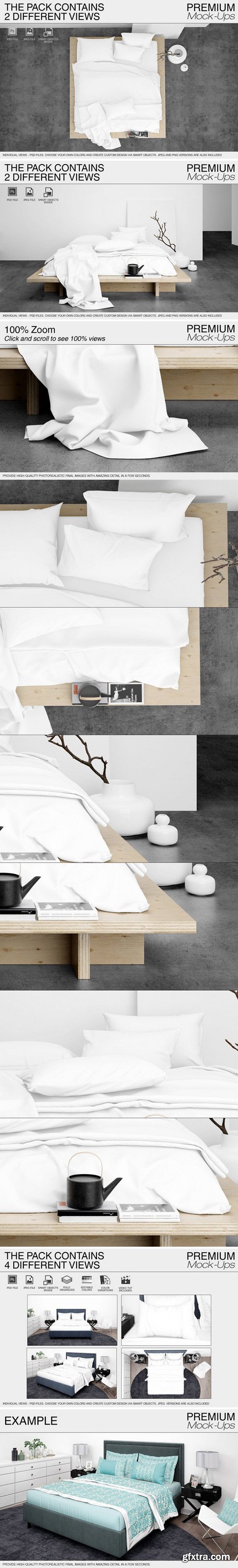 CM - Bedding Mockup Set 1829922