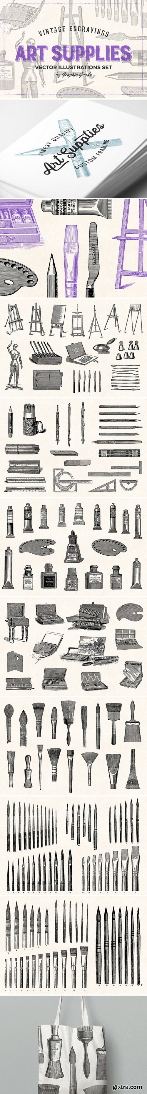 CM - Art Supplies - Vintage Illustrations 1819875