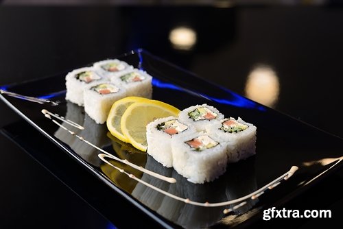 Sushi sea food rice seaweed caviar 25 HQ Jpeg