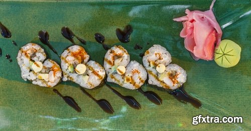 Sushi sea food rice seaweed caviar 25 HQ Jpeg