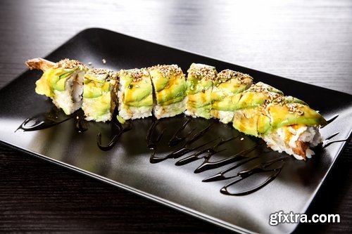 Sushi sea food rice seaweed caviar 25 HQ Jpeg