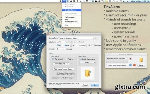 TinyAlarm 1.9 (macOS)