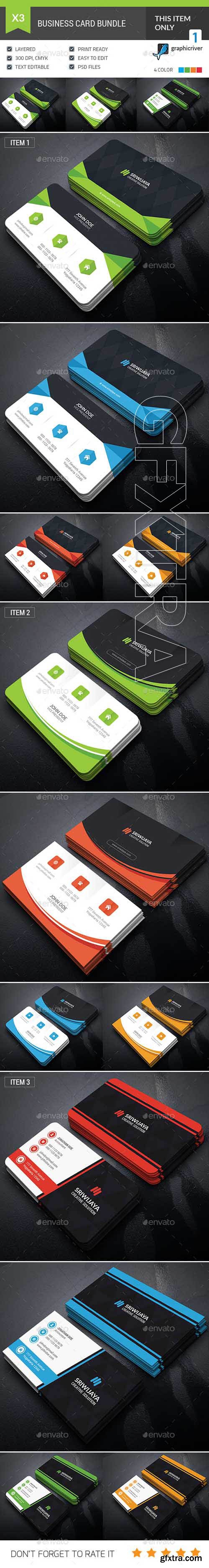 GraphicRiver - Professional Business Card Bundle 20809953