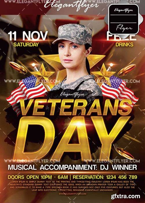 Veterans Day V1 2017 Flyer Template