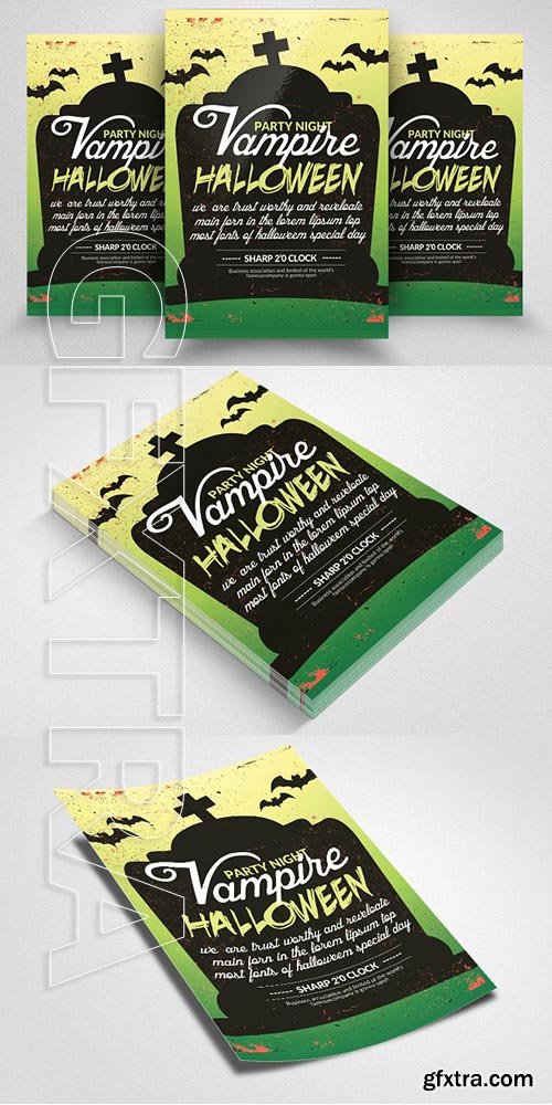 CreativeMarket - Halloween Flyer Templates 1919663