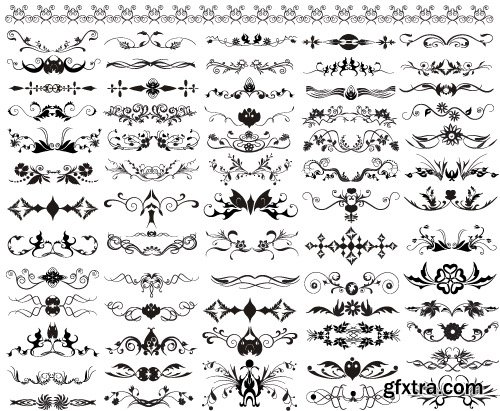 Vectors - Ornamental Floral Dividers 39