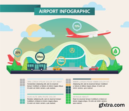 Vectors - Transportation Infographics 8