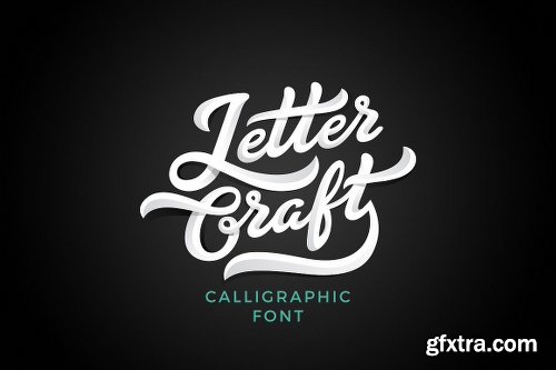 CreativeMarket Letter Craft font 1467788