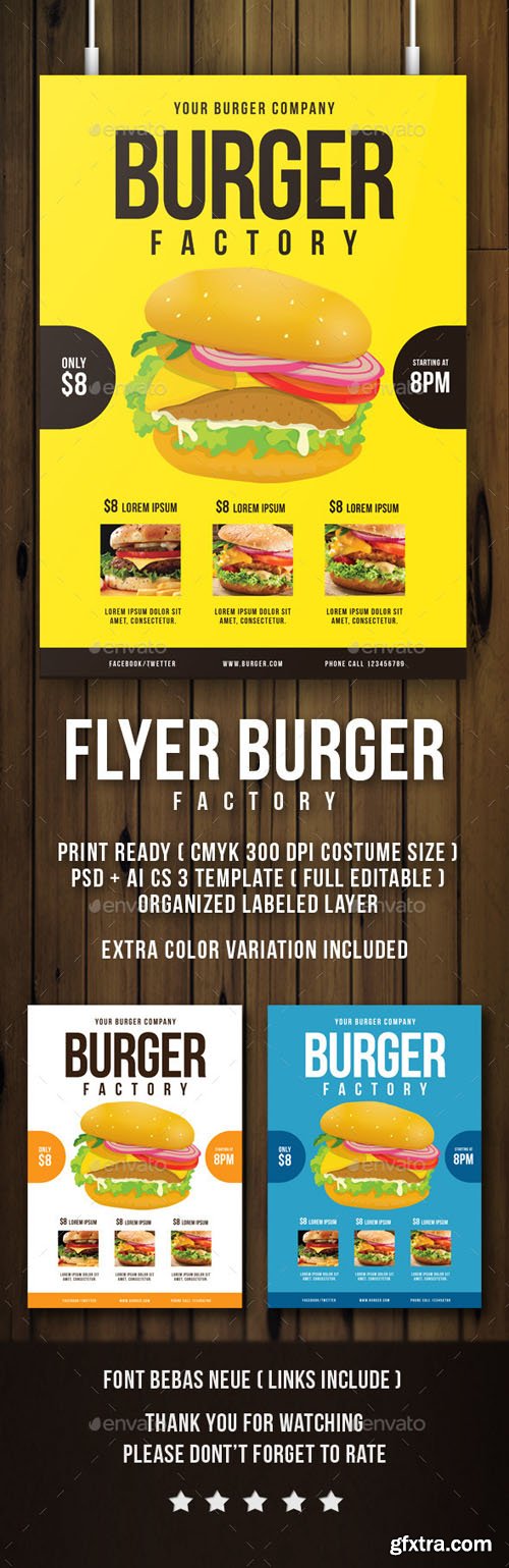 GR - BURGER FACTORY FLYER 13686851