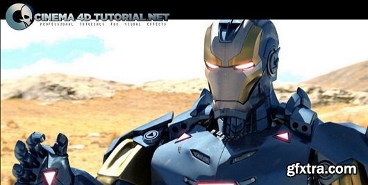 Cinema 4D Tutorial - Iron Man Stealth TUTORIAL