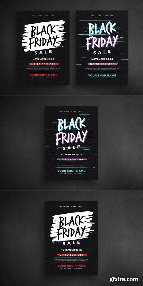 2 Black Friday Sale Flyers