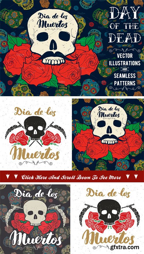 CM - Day of the Dead, Cards and Patterns 1939019