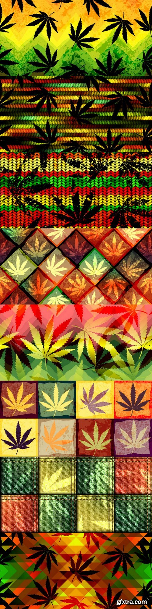 Hemp leaves