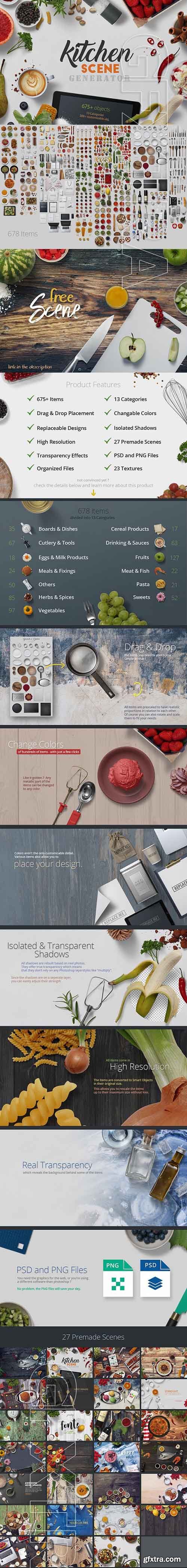 CreativeMarket - Kitchen Scene Generator 1985614