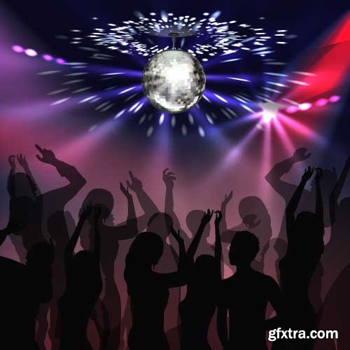 Vectors - Dance Party Backgrounds 16