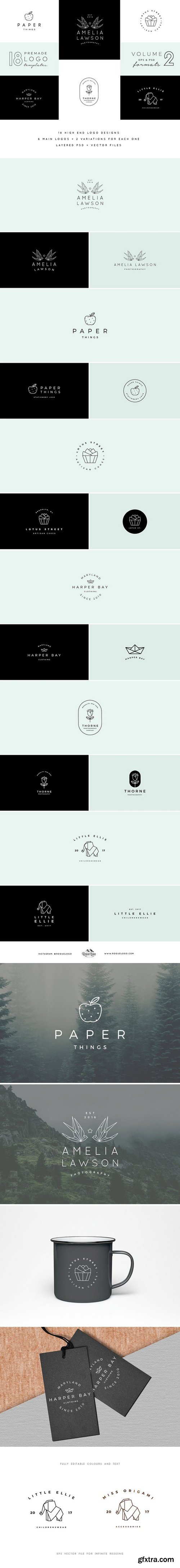 CM - Monoline Premade Logo Templates Vol2 1870785